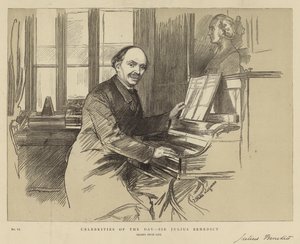 今日のセレブリティ、ジュリアスベネディクト卿 作： Theodore Blake Wirgman